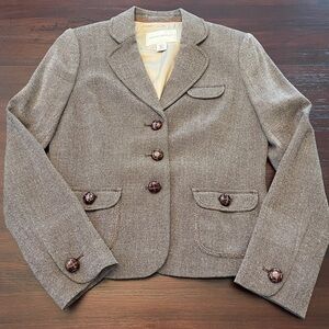 Banana Republic Taupe Blazer with Dark Buttons